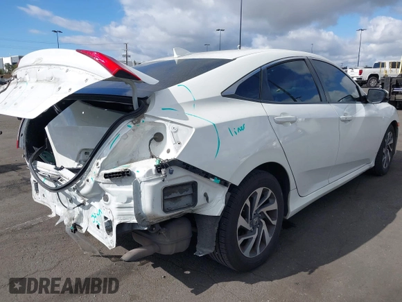 2017 Honda Civic Sedan EX with VIN 2HGFC2F7XHH553801, listed as a IAAI auction lot 41910095 with 104,962 mi miles. Bid and sale history available at carsss.com. Image 4.