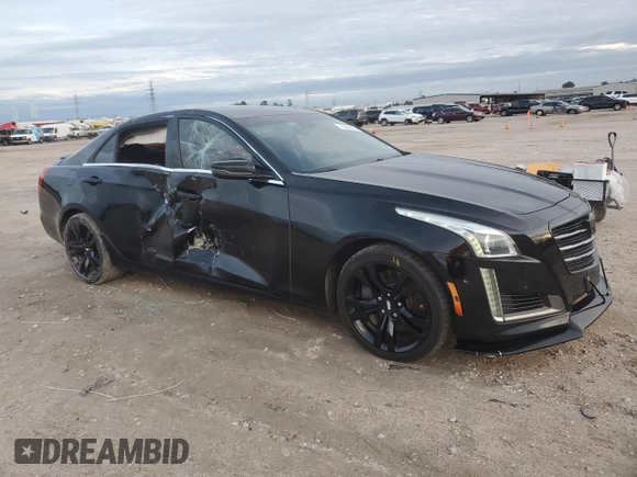 2016 Cadillac CTS V-Sport RWD with VIN 1G6AU5S84G0101967, listed as a Copart auction lot 83886854 with 211,153 mi miles and Salvage Title. Bid and sale history available at DreamBid. Image 4.