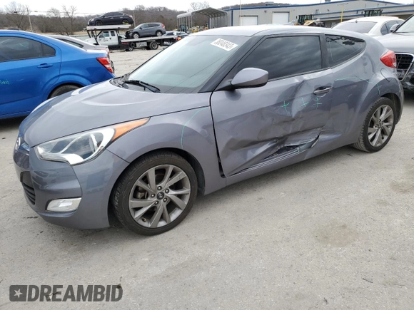 2017 Hyundai Veloster with VIN KMHTC6AD4HU310841, listed as a Copart auction lot 36048343 with 135,319 mi miles. Bid and sale history available at carsss.com. Image 1.