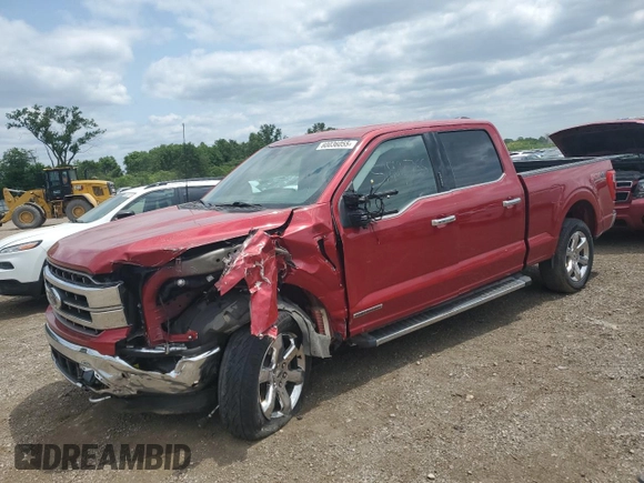 2021 Ford F-150 XL z VIN 1FTFW1ED4MFD09161, wystawiony jako Copart lot #60036055 z przebiegiem 53 833 mil mil oraz Szkoda całkowita • Salvage title. Historia ofert i sprzedaży dostępna na DreamBid. Obrazek 1.