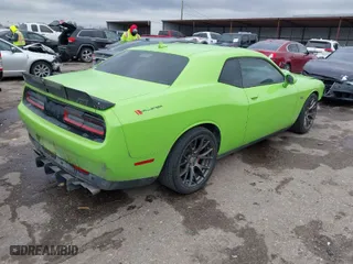 2015 Dodge Challenger SRT 392 with VIN 2C3CDZDJ3FH720636, listed as a IAAI auction lot 41285219 with 149,706 mi miles. Bid and sale history available at carsss.com. Image 4.
