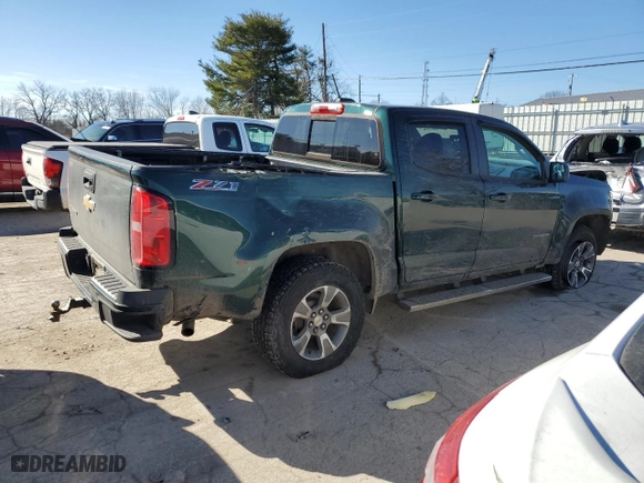 2015 Chevrolet Colorado 4WD Z71 with VIN 1GCGTCE3XF1251671, listed as a Copart auction lot 42787115 with 55,778 mi miles and Salvage Title. Bid and sale history available at carsss.com. Image 3.