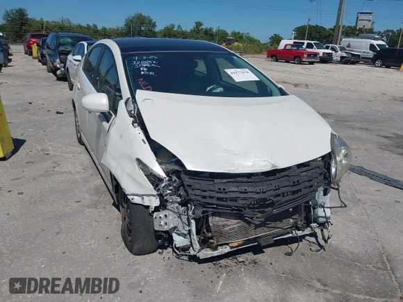 2012 Toyota Prius One with VIN JTDKN3DUXC5463795, listed as a IAAI auction lot 41977678 with 121,190 mi miles and . Bid and sale history available at DreamBid. Image 6.
