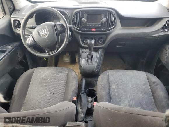 2015 Ram ProMaster City Cargo Tradesman SLT with VIN ZFBERFBT6F6197965, listed as a Copart auction lot 49338685 with 203,627 mi miles and Salvage Title. Bid and sale history available at carsss.com. Image 8.