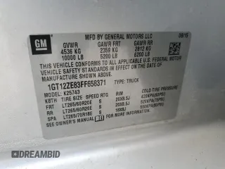 2015 GMC Sierra 2500HD SLT z VIN 1GT12ZE83FF658371, wystawiony jako Copart lot #50228565 z przebiegiem 126 077 mil mil oraz Szkoda całkowita • Salvage title. Historia ofert i sprzedaży dostępna na DreamBid. Obrazek 13.