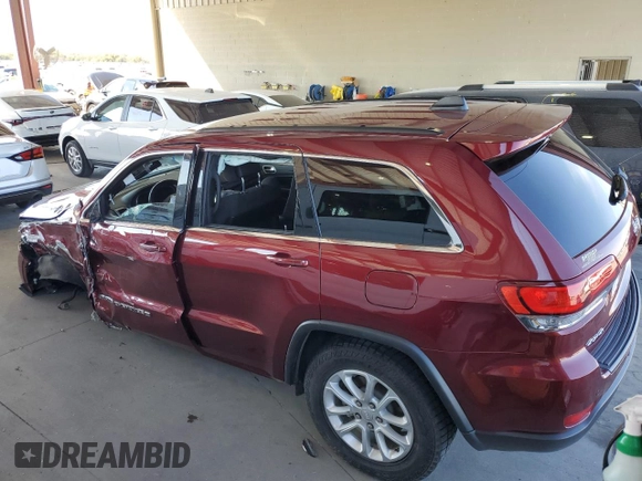 2022 Jeep Grand Cherokee WK Laredo E with VIN 1C4RJFAGXNC144714, listed as a Copart auction lot 77618244 with 95,895 mi miles and Clean Title. Bid and sale history available at carsss.com. Image 2.