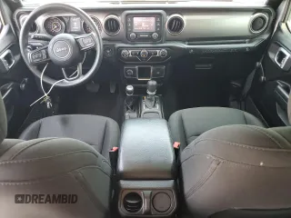 2021 Jeep Wrangler Unlimited Sport with VIN 1C4HJXDG7MW521106, listed as a Copart auction lot 62230955 with 52,358 mi miles and Salvage title. Bid and sale history available at DreamBid. Image 8.