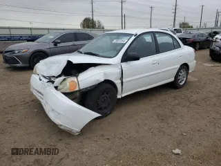 2003 Kia Rio with VIN KNADC125136274488, listed as a Copart auction lot 79561204 with 117,608 mi miles and Salvage Title. Bid and sale history available at carsss.com. Image 1.