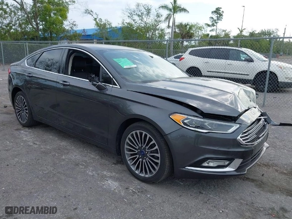 2018 Ford Fusion Titanium with VIN 3FA6P0D96JR155769, listed as a IAAI auction lot 41853177 with 87,839 mi miles. Bid and sale history available at carsss.com. Image 1.