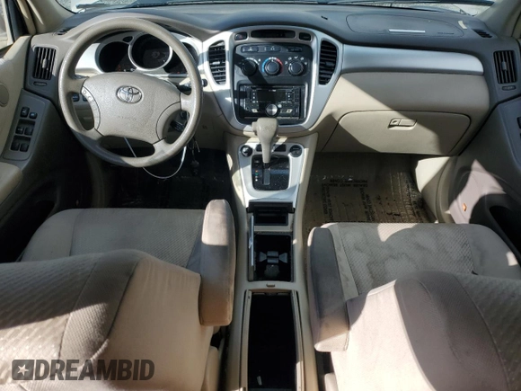 2006 Toyota Highlander z VIN JTEEW21A360021341, wystawiony jako Copart lot #48822235 z przebiegiem 279 363 mil mil oraz Czysty tytuł • Clean title. Historia ofert i sprzedaży dostępna na DreamBid. Obrazek 8.