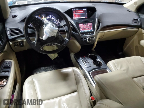 2017 Acura MDX with VIN 5FRYD4H31HB008763, listed as a Copart auction lot 44217105 with 156,338 mi miles and Salvage Title. Bid and sale history available at carsss.com. Image 8.
