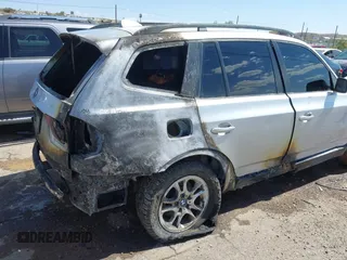2004 BMW X3 2.5i with VIN WBXPA734X4WB23798, listed as a IAAI auction lot 40303384 with 1 mi miles. Bid and sale history available at carsss.com. Image 6.