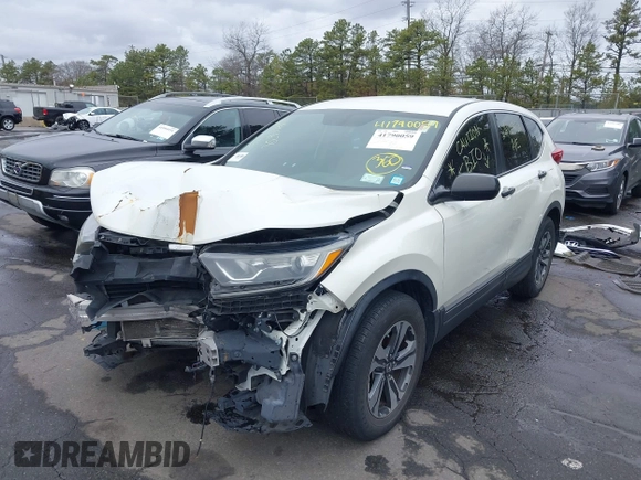 2018 Honda CR-V LX with VIN 2HKRW5H35JH407625, listed as a IAAI auction lot 41790059 with 80,000 mi miles. Bid and sale history available at carsss.com. Image 17.