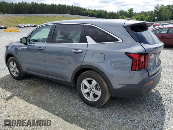 2023 Kia Sorento LX with VIN 5XYRG4LC7PG198127, listed as a Copart auction lot 58632495 with 39,551 mi miles and Salvage title. Bid and sale history available at DreamBid. Image 2.