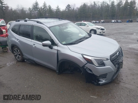 2023 Subaru Forester Limited z VIN JF2SKAPC8PH486711, wystawiony jako IAAI lot #41967152 z przebiegiem 8 169 mil mil oraz . Historia ofert i sprzedaży dostępna na DreamBid. Obrazek 1.