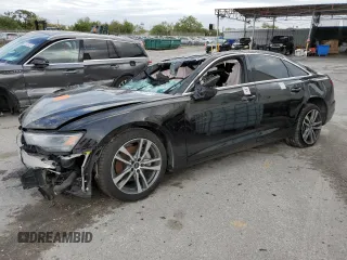 2023 Audi A6 Sedan Premium with VIN WAUD3BF28PN048949, listed as a Copart auction lot 45395855 with 36,379 mi miles and Salvage Title. Bid and sale history available at carsss.com. Image 1.
