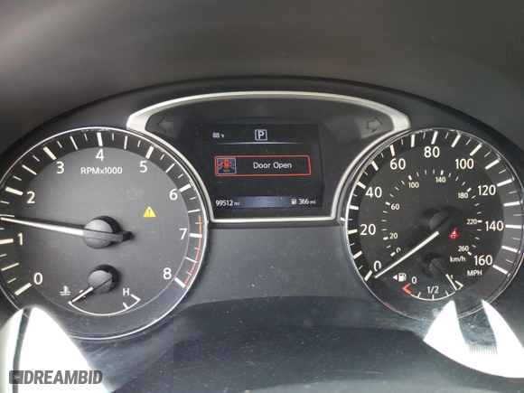 2016 Nissan Altima 2.5 SV with VIN 1N4AL3APXGC277777, listed as a Copart auction lot 51907945 with 99,512 mi miles and Salvage Title. Bid and sale history available at carsss.com. Image 9.