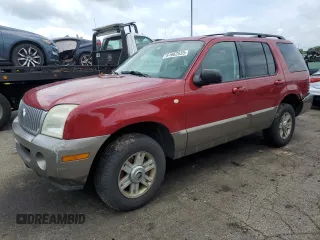 2004 Mercury Mountaineer Convenience z VIN 4M2ZU86KX4UJ06323, wystawiony jako Copart lot #61662835 z przebiegiem 186 014 mil mil oraz Szkoda całkowita • Salvage title. Historia ofert i sprzedaży dostępna na DreamBid. Obrazek 1.