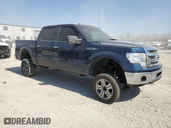 2013 Ford F-150 XL with VIN 1FTFW1EF3DKD45917, listed as a Copart auction lot 48432585 with 156,304 mi miles and Salvage Title. Bid and sale history available at carsss.com. Image 4.