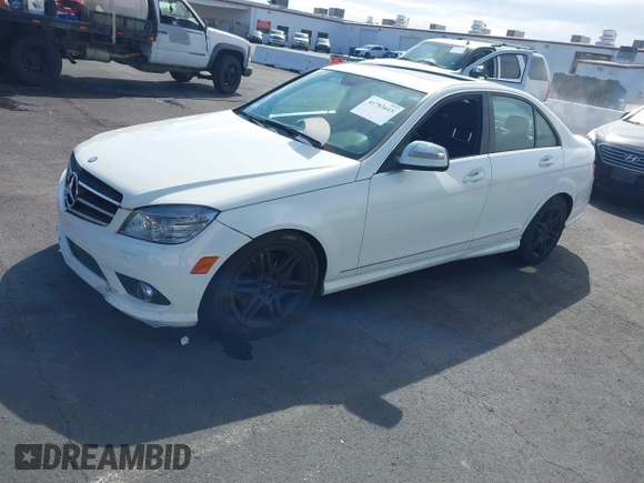 2009 Mercedes-Benz C-Class 3.5L Sport with VIN WDDGF56XX9R049302, listed as a IAAI auction lot 41783615 with 111,726 mi miles. Bid and sale history available at carsss.com. Image 12.