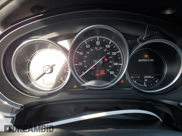 2022 Mazda CX-9 Touring with VIN JM3TCBCY6N0612672, listed as a Copart auction lot 62984835 with 28,456 mi miles and Salvage title. Bid and sale history available at DreamBid. Image 9.