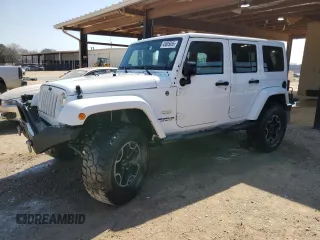 2015 Jeep Wrangler Unlimited Sahara with VIN 1C4BJWEG2FL561032, listed as a Copart auction lot 48885885 with 92,073 mi miles and Salvage Title. Bid and sale history available at carsss.com. Image 1.