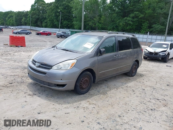 2004 Toyota Sienna CE with VIN 5TDZA23C74S150079, listed as a IAAI auction lot 42162326 with 270,795 mi miles and . Bid and sale history available at DreamBid. Image 2.