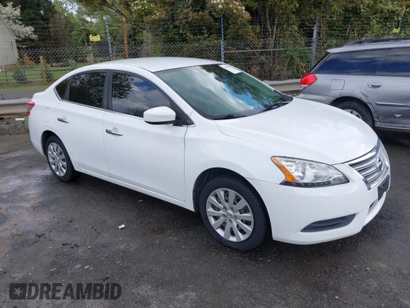 2015 Nissan Sentra SV with VIN 3N1AB7AP5FY280650, listed as a IAAI auction lot 41967805 with 154,175 mi miles and . Bid and sale history available at DreamBid. Image 1.