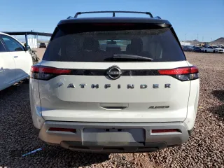 2022 Nissan Pathfinder Platinum with VIN 5N1DR3DG7NC268318, listed as a Copart auction lot 49682025 with 23,285 mi miles and Salvage title. Bid and sale history available at DreamBid. Image 6.