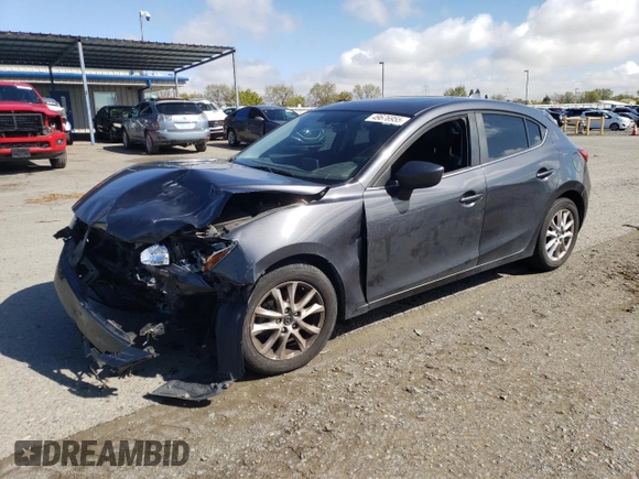 2015 Mazda 3 i Grand Touring with VIN 3MZBM1M79FM226101, listed as a Copart auction lot 49676955 with 160,026 mi miles and Salvage Title. Bid and sale history available at DreamBid. Image 1.