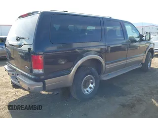 2001 Ford Excursion Limited with VIN 1FMNU43S41EB45847, listed as a IAAI auction lot 42553378 with 287,390 mi miles and . Bid and sale history available at DreamBid. Image 4.