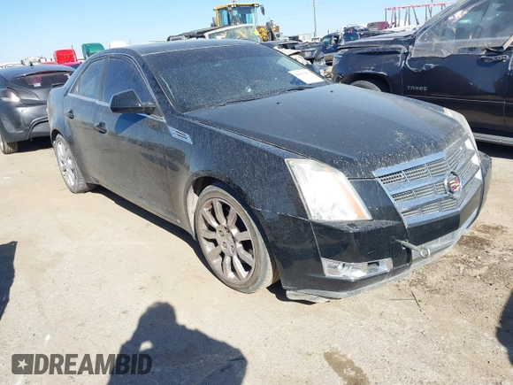 2008 Cadillac CTS RWD w/1SB with VIN 1G6DP57V680164556, listed as a IAAI auction lot 40827256 with 161,953 mi miles. Bid and sale history available at carsss.com. Image 1.