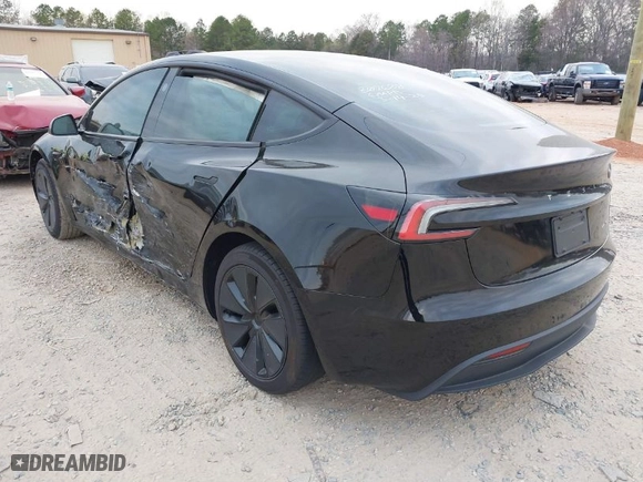2024 Tesla Model 3 Long Range with VIN 5YJ3E1EB3RF807688, listed as a IAAI auction lot 41835681 with 18,312 mi miles. Bid and sale history available at carsss.com. Image 3.