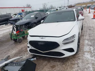 2022 Genesis G70 3.3T with VIN KMTG54TE0NU084062, listed as a IAAI auction lot 41334467 with 39,923 mi miles. Bid and sale history available at carsss.com. Image 12.