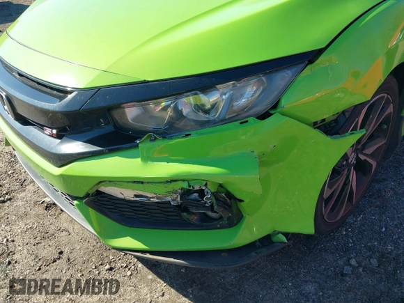 2018 Honda Civic Si Coupe with VIN 2HGFC3A59JH757829, listed as a IAAI auction lot 41509057 with 107,741 mi miles. Bid and sale history available at carsss.com. Image 12.