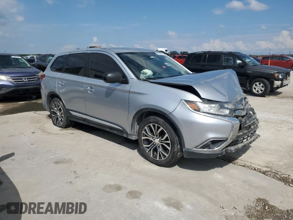 2016 Mitsubishi Outlander ES with VIN JA4AD2A39GZ011172, listed as a Copart auction lot 58392435 with 165,114 mi miles and Salvage title. Bid and sale history available at DreamBid. Image 4.