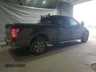 2018 Ford F-150 XL with VIN 1FTFW1EG7JFA10270, listed as a Copart auction lot 49081935 with 155,763 mi miles and Salvage Title. Bid and sale history available at carsss.com. Image 3.