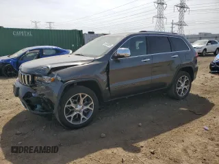2020 Jeep Grand Cherokee Limited z VIN 1C4RJFBG7LC433948, wystawiony jako Copart lot #53303595 z przebiegiem 48 805 mil mil oraz Szkoda całkowita • Salvage title. Historia ofert i sprzedaży dostępna na DreamBid. Obrazek 1.