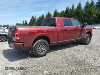 2024 Ram 2500 Longhorn with VIN 3C6UR5PL2RG383945, listed as a Copart auction lot 59219295 with 4,802 mi miles and Salvage title. Bid and sale history available at DreamBid. Image 3.