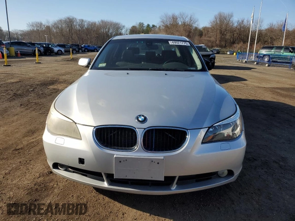 2006 BMW 5 Series 530i with VIN WBANE73526CM30060, listed as a Copart auction lot 49921775 with 168,962 mi miles and Salvage Title. Bid and sale history available at carsss.com. Image 5.