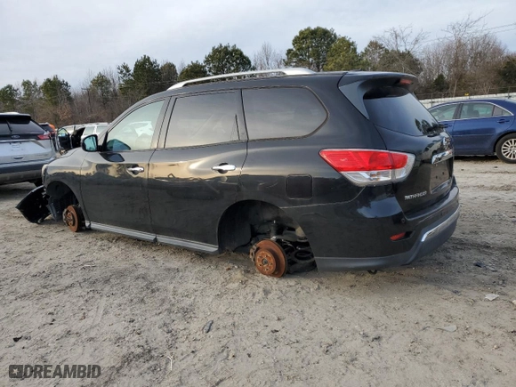 2015 Nissan Pathfinder SL with VIN 5N1AR2MM4FC683441, listed as a Copart auction lot 84837884 with 0 mi miles and Clean Title. Bid and sale history available at carsss.com. Image 2.