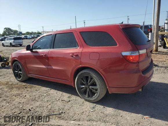 2012 Dodge Durango R/T with VIN 1C4SDHCT8CC260151, listed as a Copart auction lot 61675644 with 151,467 mi miles and Salvage title. Bid and sale history available at DreamBid. Image 2.