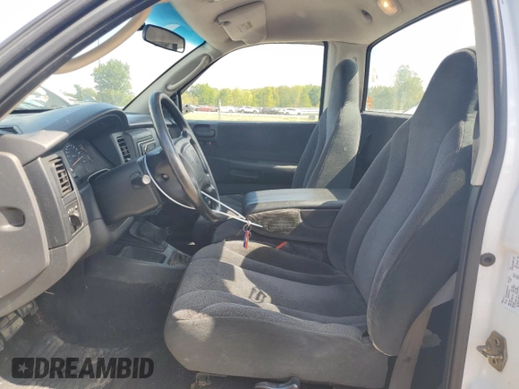 2001 Dodge Dakota with VIN 1B7FL26X91S132570, listed as a Copart auction lot 72270094 with 118,842 mi miles and Salvage Title. Bid and sale history available at carsss.com. Image 7.