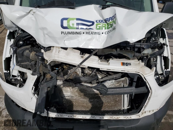 2020 Ford Transit Cargo with VIN 1FTBR1XG9LKB78778, listed as a Copart auction lot 46772515 with 64,396 mi miles and Salvage Title. Bid and sale history available at DreamBid. Image 12.
