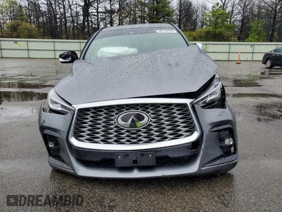 2023 Infiniti QX55 Luxe z VIN 3PCAJ5JR9PF124484, wystawiony jako Copart lot #56116735 z przebiegiem 14 781 mil mil oraz Szkoda całkowita • Salvage title. Historia ofert i sprzedaży dostępna na DreamBid. Obrazek 5.