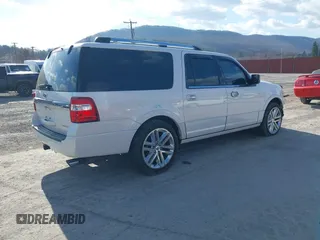 2015 Ford Expedition Max Limited with VIN 1FMJK1KT7FEF49326, listed as a IAAI auction lot 41876662 with 53,587 mi miles. Bid and sale history available at carsss.com. Image 4.