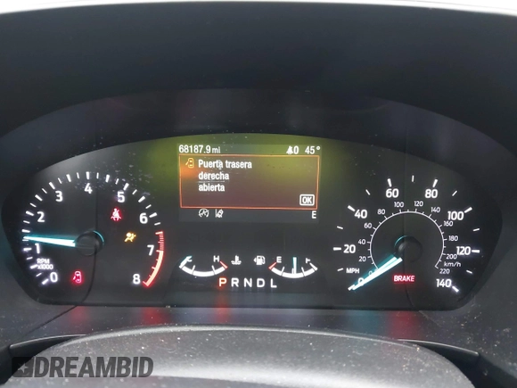 2020 Ford Escape SE with VIN 1FMCU9G62LUB18933, listed as a IAAI auction lot 41564797 with 68,187 mi miles. Bid and sale history available at carsss.com. Image 7.