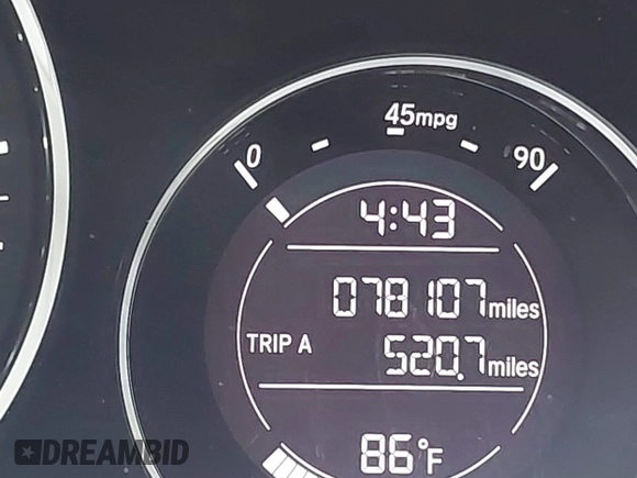 2017 Honda HR-V EX with VIN 3CZRU5H56HM720897, listed as a IAAI auction lot 41878528 with 78,107 mi miles. Bid and sale history available at carsss.com. Image 16.