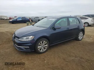 2019 Volkswagen Golf S with VIN 3VWG57AU6KM022379, listed as a Copart auction lot 52828835 with 22,351 mi miles and Salvage Title. Bid and sale history available at carsss.com. Image 1.