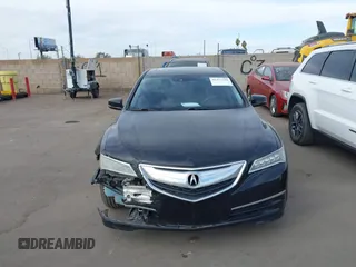 2015 Acura TLX V6 Tech with VIN 19UUB2F51FA001009, listed as a IAAI auction lot 41477548 with 131,776 mi miles. Bid and sale history available at carsss.com. Image 12.